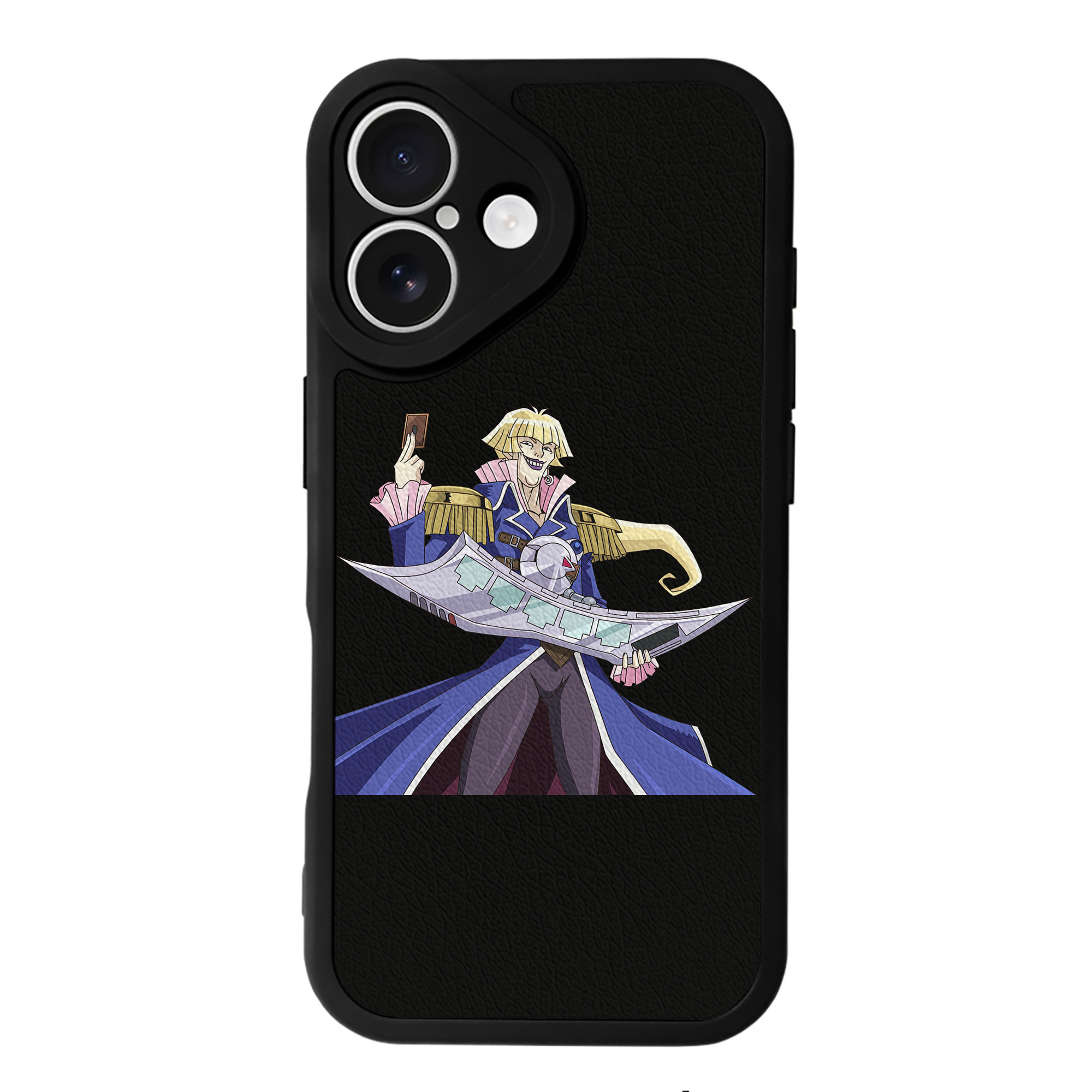 遊☆戯☆王 Yu-Gi-Oh! 【iPhone 16シリーズ対応】シリコンスマホケース（レザー調） 材質：シリコン